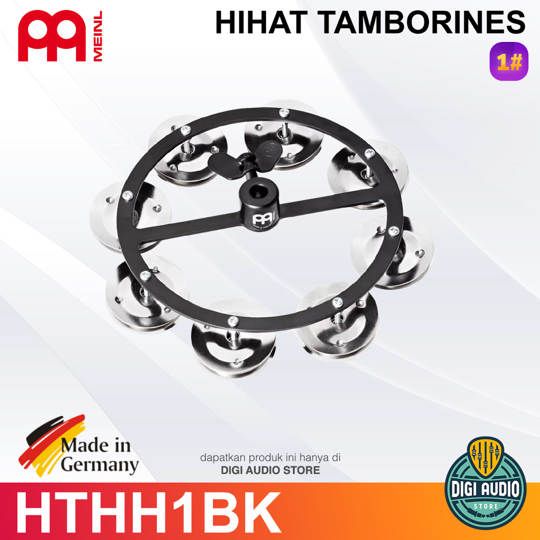 Meinl Percussion Hihat Tambourine HTHH1BK
