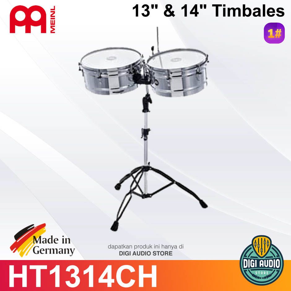 MEINL HEADLINER SERIES TIMBALE 13" X 14" CHROME HT1314CH