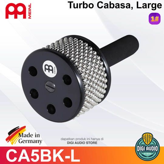 MEINL CA5BK-L TURBO CABASA LARGE - BLACK