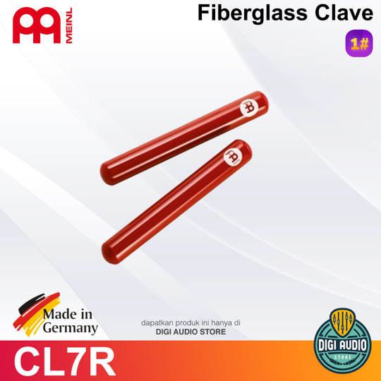Meinl CL7R Fiberglass Clave, Red