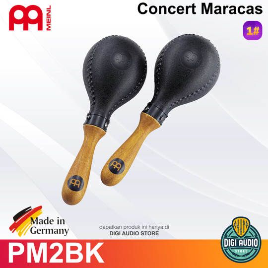 Meinl PM2BK Concert Maracas, Black