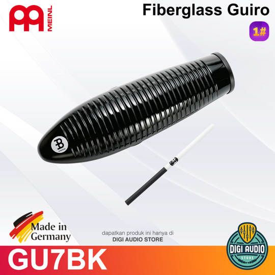 Meinl GU7BK Fiberglass Guiro, Black