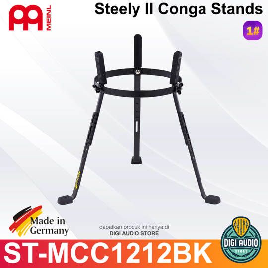 MEINL STEELY II CONGA STAND FOR MARATHON CLASSIC SERIES & FOR MARATHON DESIGNER SERIES & FOR LUIS CONTE ARTIST SERIES - ST-MCC1212BK