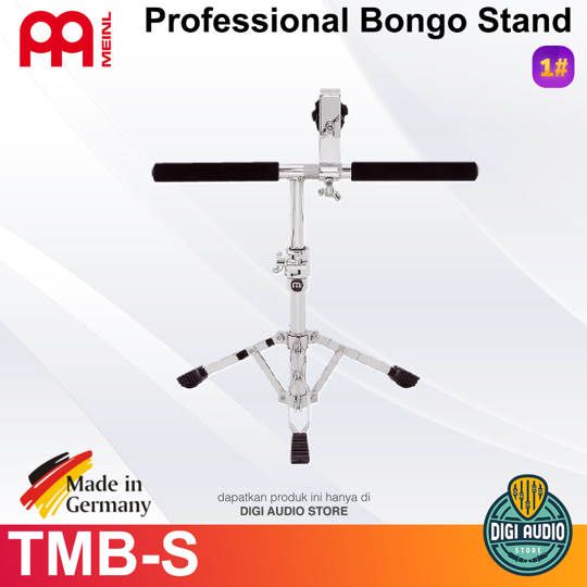 MEINL PROFESSIONAL BONGO STAND FOR SEATED PLAYER CHROME PLATED STEEL - TMB-S