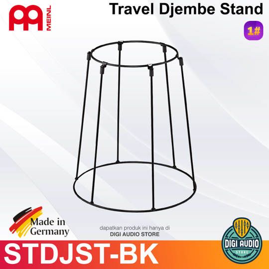 MEINL TRAVEL DJEMBE STAND BLACK POWDER COATED STEEL - STDJST-BK