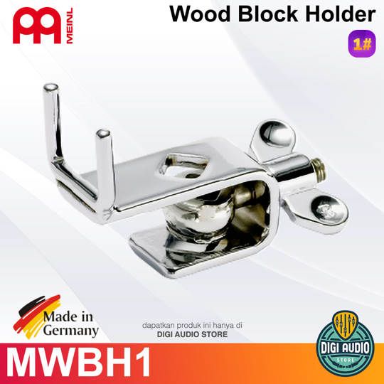 MEINL WOOD BLOCK HOLDER CHROME PLATED STEEL - MWBH1