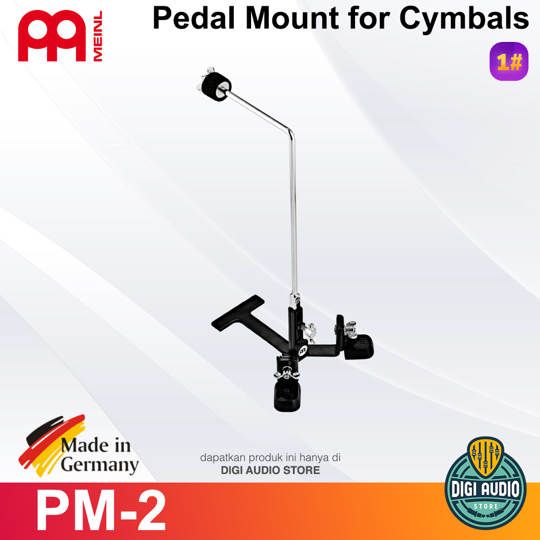 MEINL PERCUSSION PEDAL MOUNT FOR CYMBAL BLACK POWDER COATED STEEL - PM-2