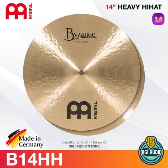 Cymbal Drum 14 inch Heavy Hihat Meinl Byzance Traditional B14HH