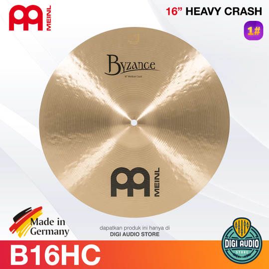 Cymbal Drum 16 inch Heavy Crash Meinl Byzance Traditional - B16HC