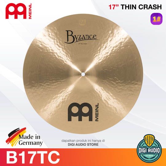 Cymbal Drum 17 inch Thin Crash Byzance Traditional - Meinl B17TC