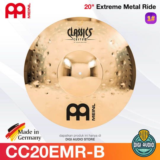 Cymbal Drum 20 inch Ride Classics Custom Extreme Metal Meinl CC20EMR-B