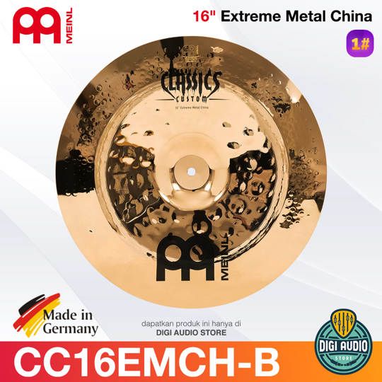 Cymbal Drum 16 inch China Classics Custom Extreme Metal - Meinl CC16EMCH-B