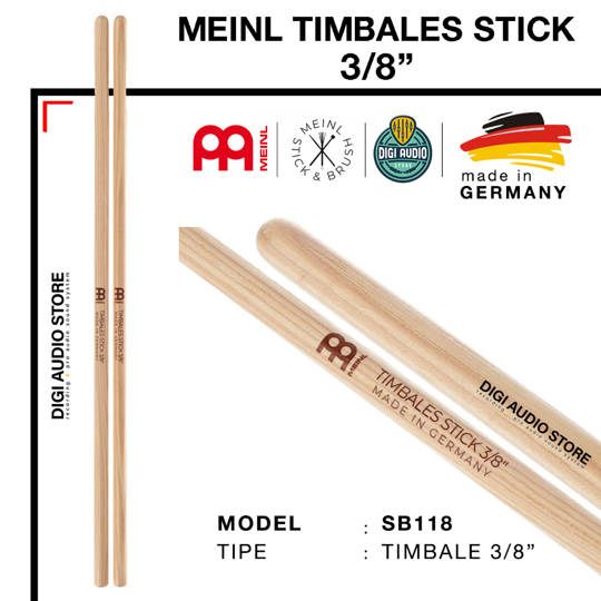 MEINL TIMBALES STICK 3/8 INCH PERCUSSION MEINL SB118