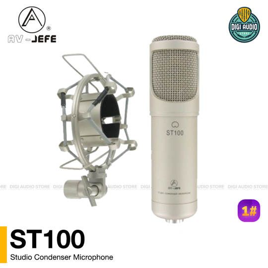 Vocal Recording Microphone Condenser Studio & Shock Mount AV-JEFE ST100
