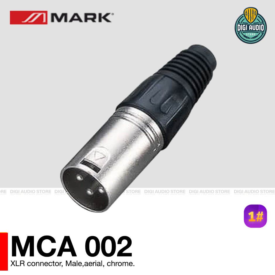 Mark MCA 002 - Konektor XLR Male - Cannon Jack
