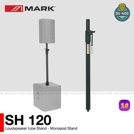 Stand Speaker Single Monopod - Stand Subwoofer to speaker satelit MARK SH 120