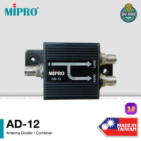 MIPRO AD-12 Passive Antena Divider | Combiner - AD12