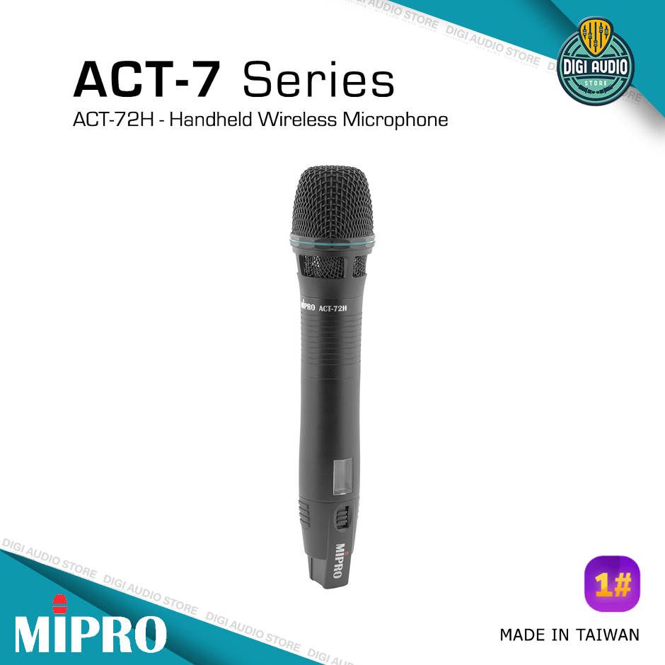 MIPRO ACT-72H Wireless Transmitter Handheld Microphone ACT-7 Series