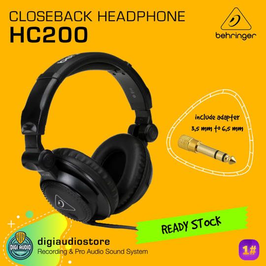 Headphone Behringer HC200 High-Quality Professional DJ Headphones - HC  200