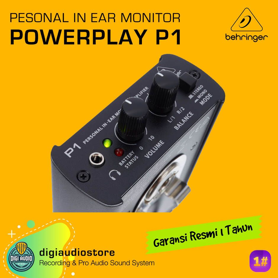 Persoanl in Ear & Headphone Monitor Amplifier Behringer Powerplay P1