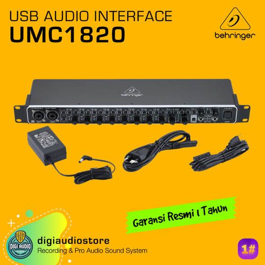 Behringer U-PHORIA UMC1820 USB Soundcard Audio Interface