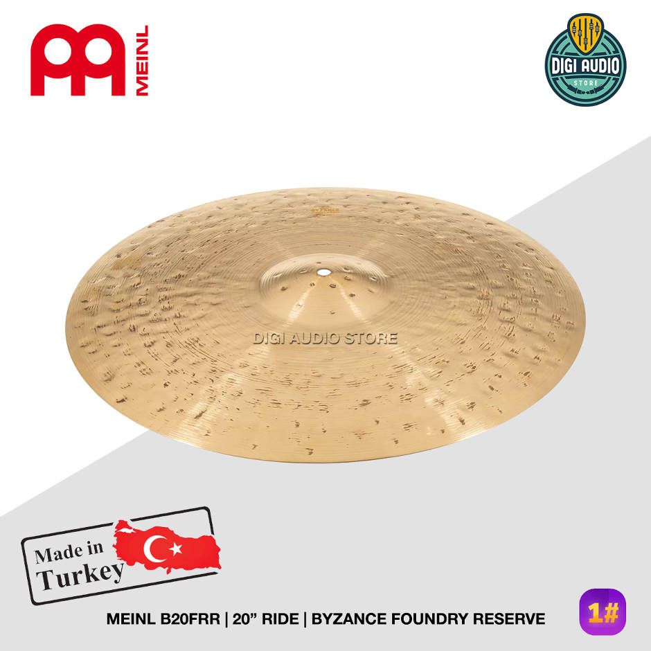 Cymbal Drum Meinl B20FRR 20 inch Ride Byzance Foundry Reserve - Free Stick Drum & Gloves