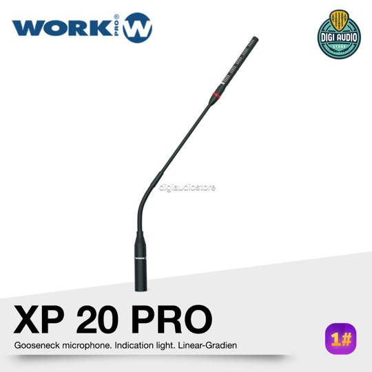 Microphone Condenser Gooseneck WORK PRO XP 20 PRO - Mic Podium