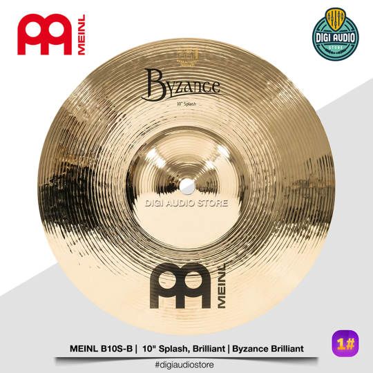 Cymbal Drum 10 inch Splash Meinl Byzance Brilliant - B10S-B