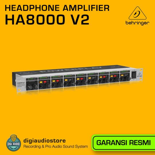 Headphone Amplifier 8 Channel Behringer Powerplay HA8000 V2