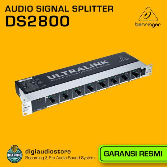 Audio Splitter Behringer Ultralink DS2800 2 Input 8 Output