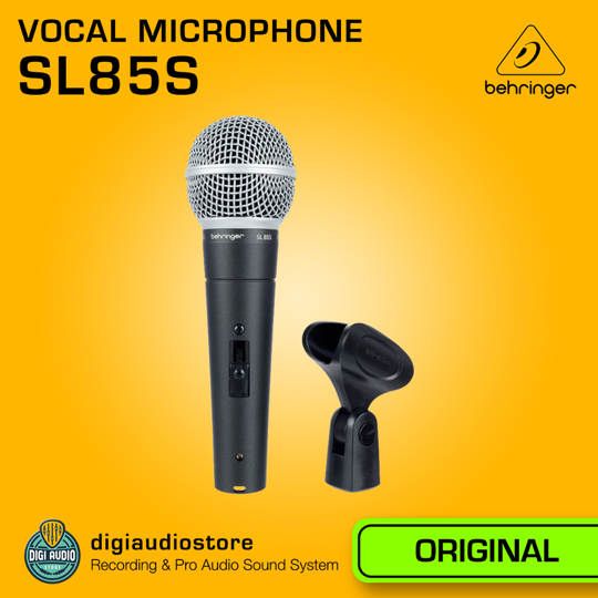Microphone Behringer SL85S - Dynamic Cardioid Vocal Microphone With Switch On/Off - SL 85S