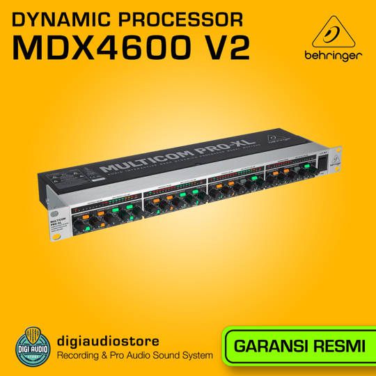 Audio Processor Behringer Multicom PRO-XL MDX4600 V2 4 channel Compressor Limiter Gate