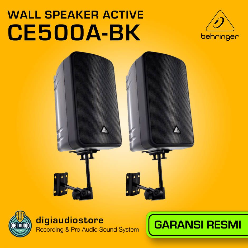 Speaker Aktif dengan Bracket Dinding Behringer CE500A-BK 80 Watt 5.5 inch