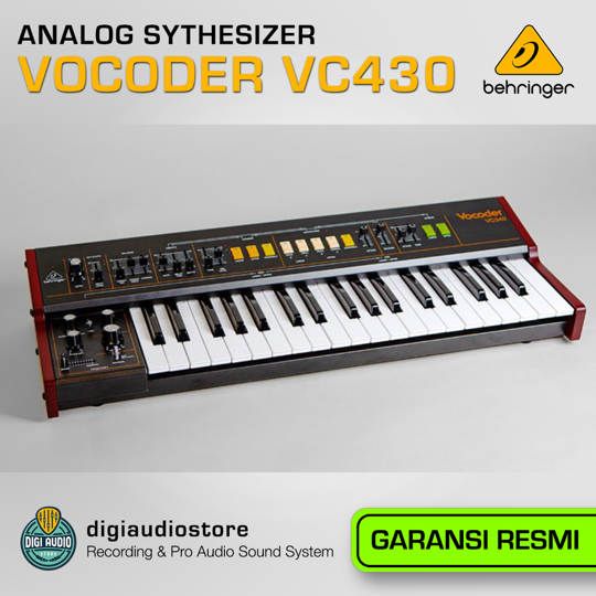 Behringer Vocoder VC340 37 key - Keyboard Analog String & Voice Synthesizer with XLR Input