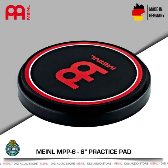 MEINL MPP-6 - Practice Pad 6 inch - Latihan Stick Snare Drum Pad