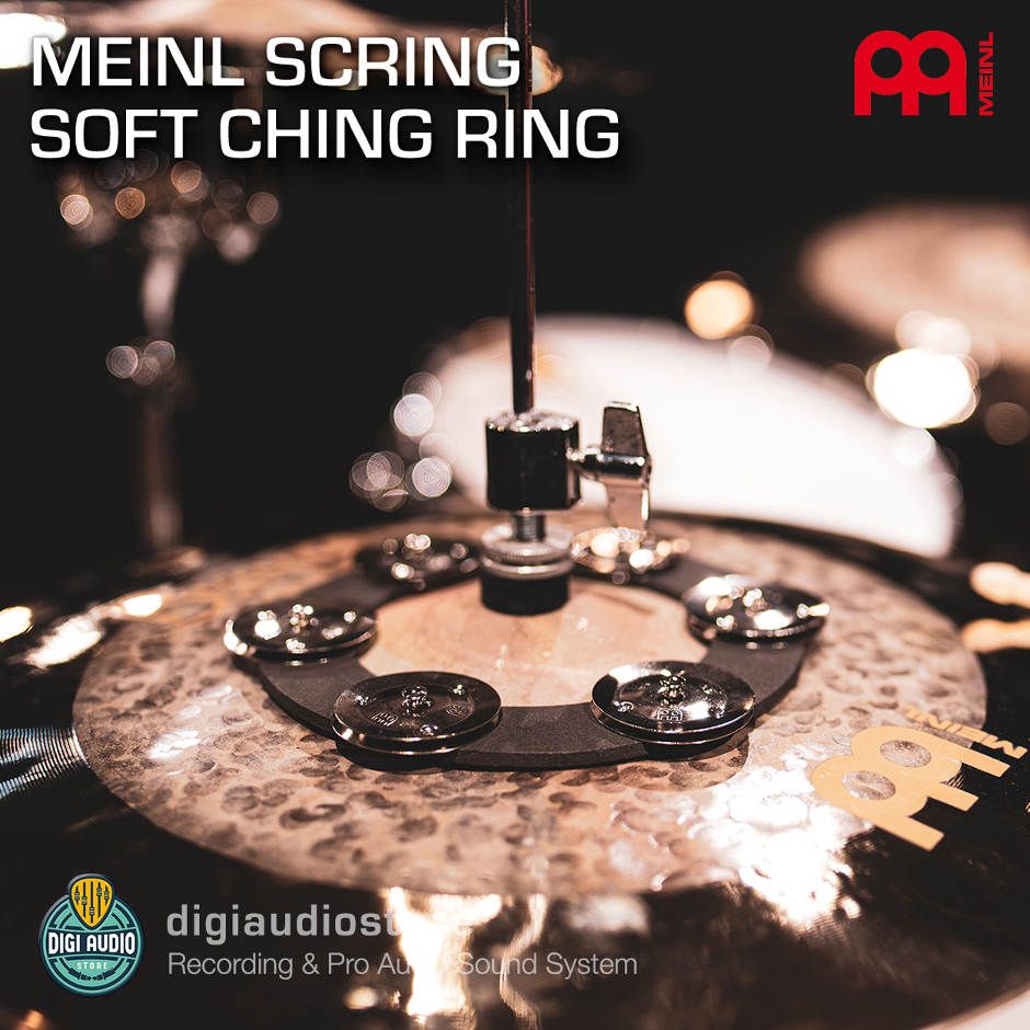 MEINL SCRING - SOFT CHING RING HIHAT TAMBOURINE - 6 PAIR OF ZINC JINGLES