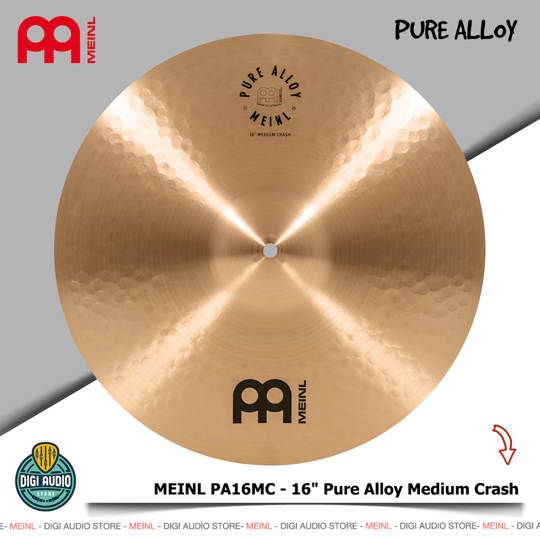 Meinl PA16MC - 16 inch Pure Alloy Medium Crash Cymbal
