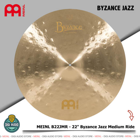 Meinl B22JMR - 22 inch Byzance Jazz Medium Ride Cymbal
