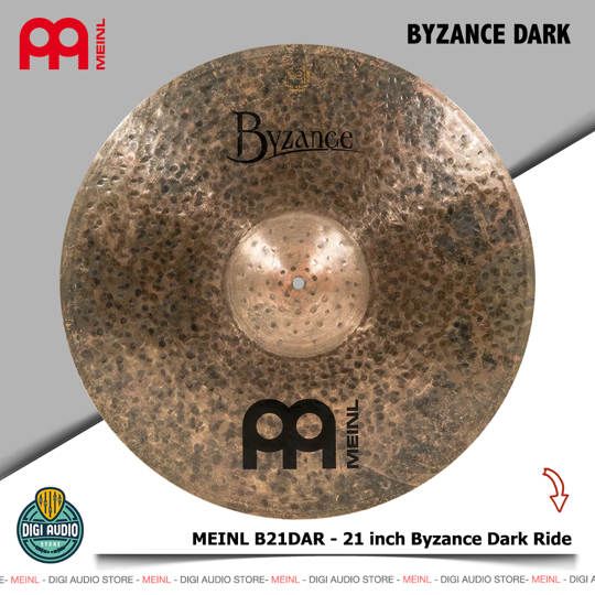 Meinl B21DAR - 21 inch Byzance Dark Ride Cymbal