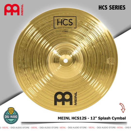 MEINL HCS12S - Cymbal Drum 12 inch Splash - Meinl HCS Series