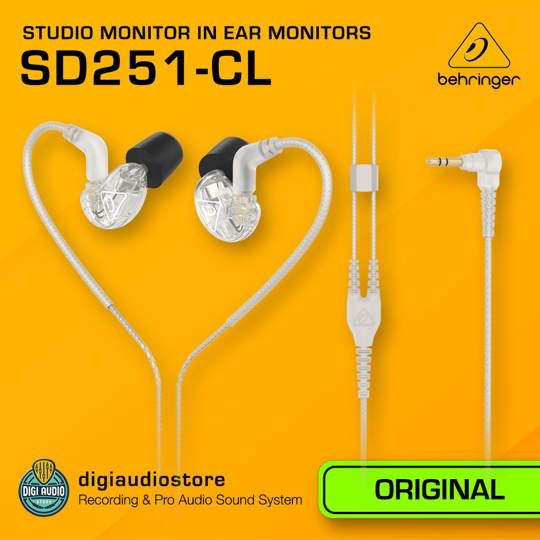 BEHRINGER SD251-CL  – Professional In-Ear Studio Monitor - Earphone