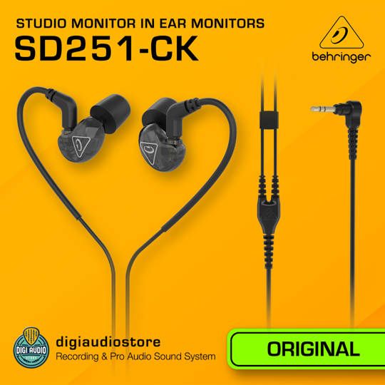 BEHRINGER SD251-CK  – Professional In-Ear Studio Monitor - Earphone