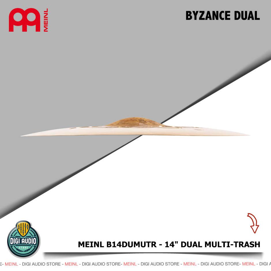 Cymbal Drum Meinl B14DUMUTR - 14 inch Dual Multi-Trash - Byzance Dual