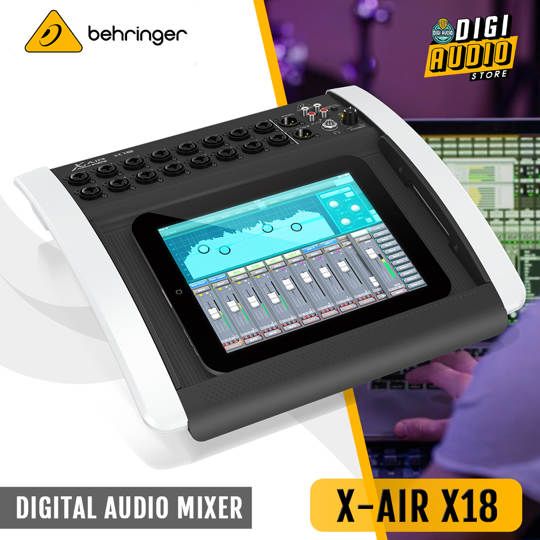 Digital Audio Mixer Behringer X-Air X18 with Midas Preamp