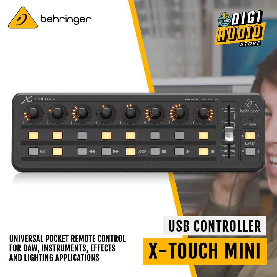 Behringer X-Touch Mini - Universal USB DAW & MIDI Software Controller