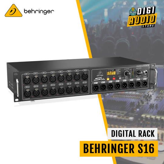 Behringer S16 Digital Snake I/O Stage Box Audio Mixer Behringer X32