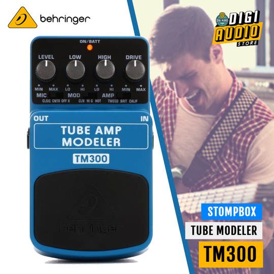 Behringer TM300 Tube Amp Modeling Guitar Effect Pedal Stompbox