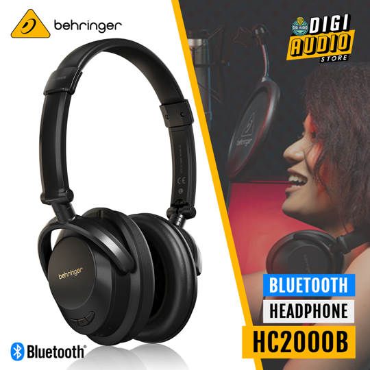 Headphone Wireless Bluetooth Behringer HC 2000B - Studio Quality - HC2000B