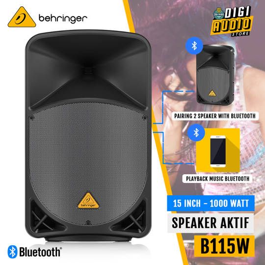 Speaker aktif sound system Behringer Eurolive B115W 15 inch 1000 watt - Bluetooth