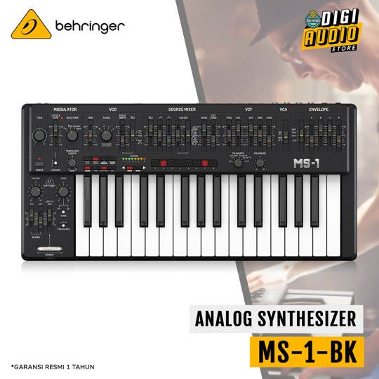 Behringer MS-1-BK Analog Synthesizer with Handgrip - Black